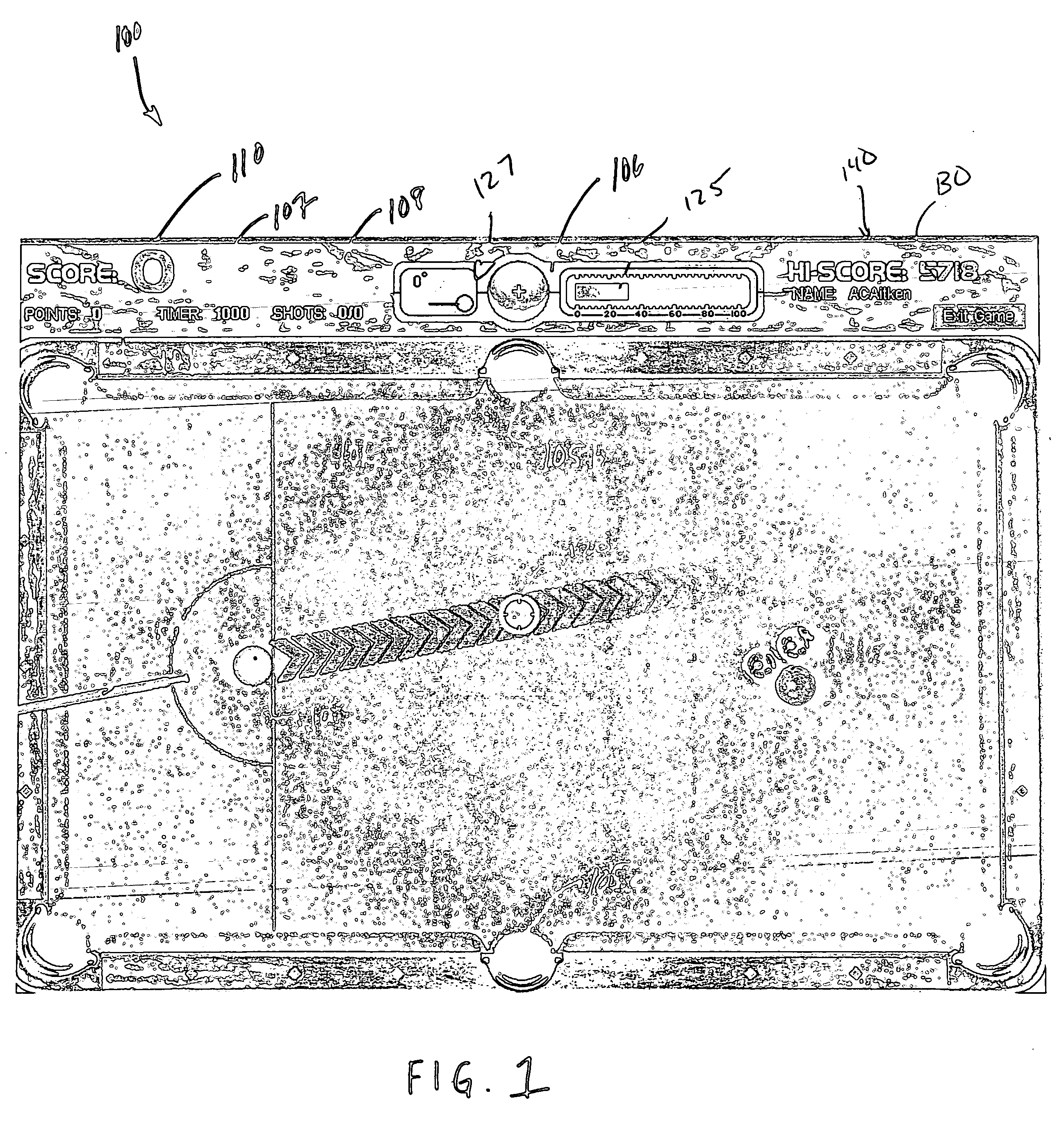 One-player pool scoring system and method