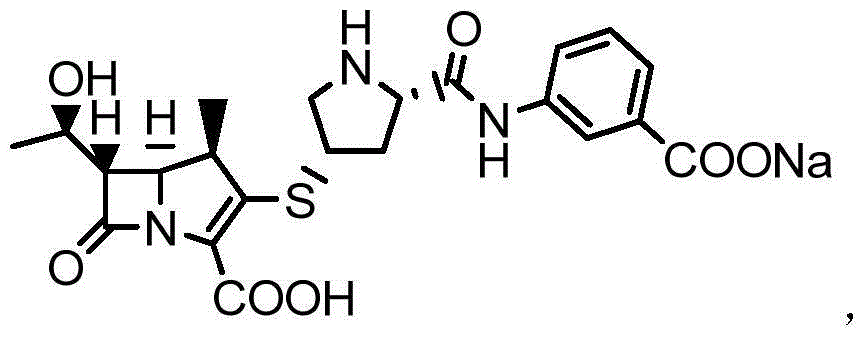 One-pot preparation process of monosodium ertapenem