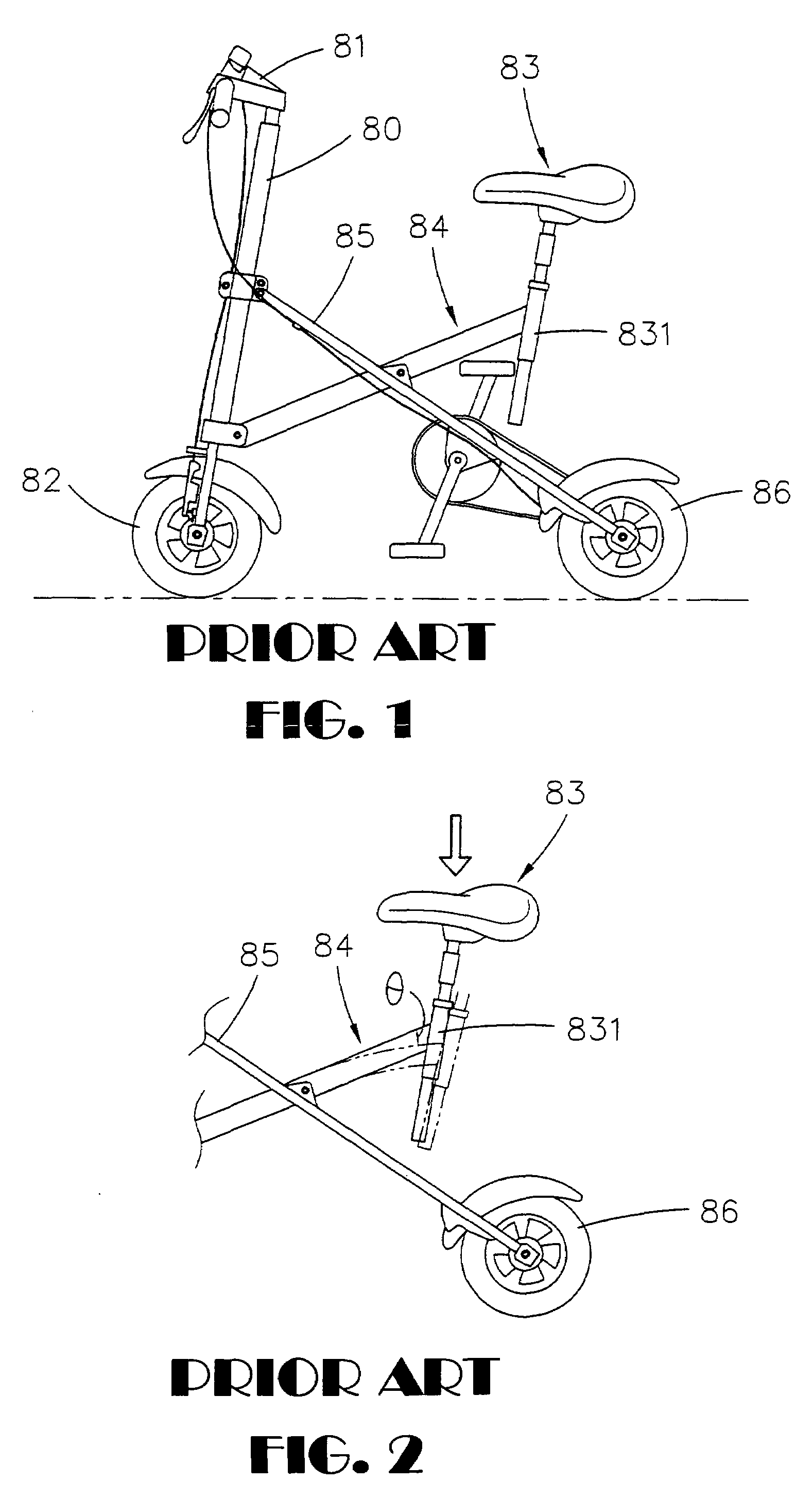 Folding bicycle