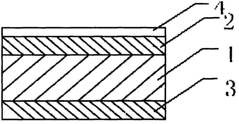 Interior decorative composite board for automobile roof panel