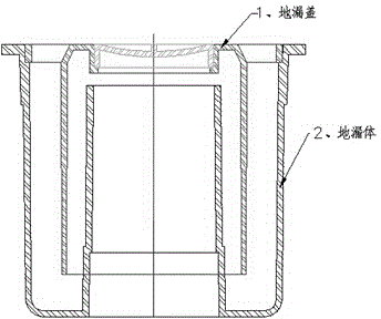 Water seal deodorant floor drain with float ball