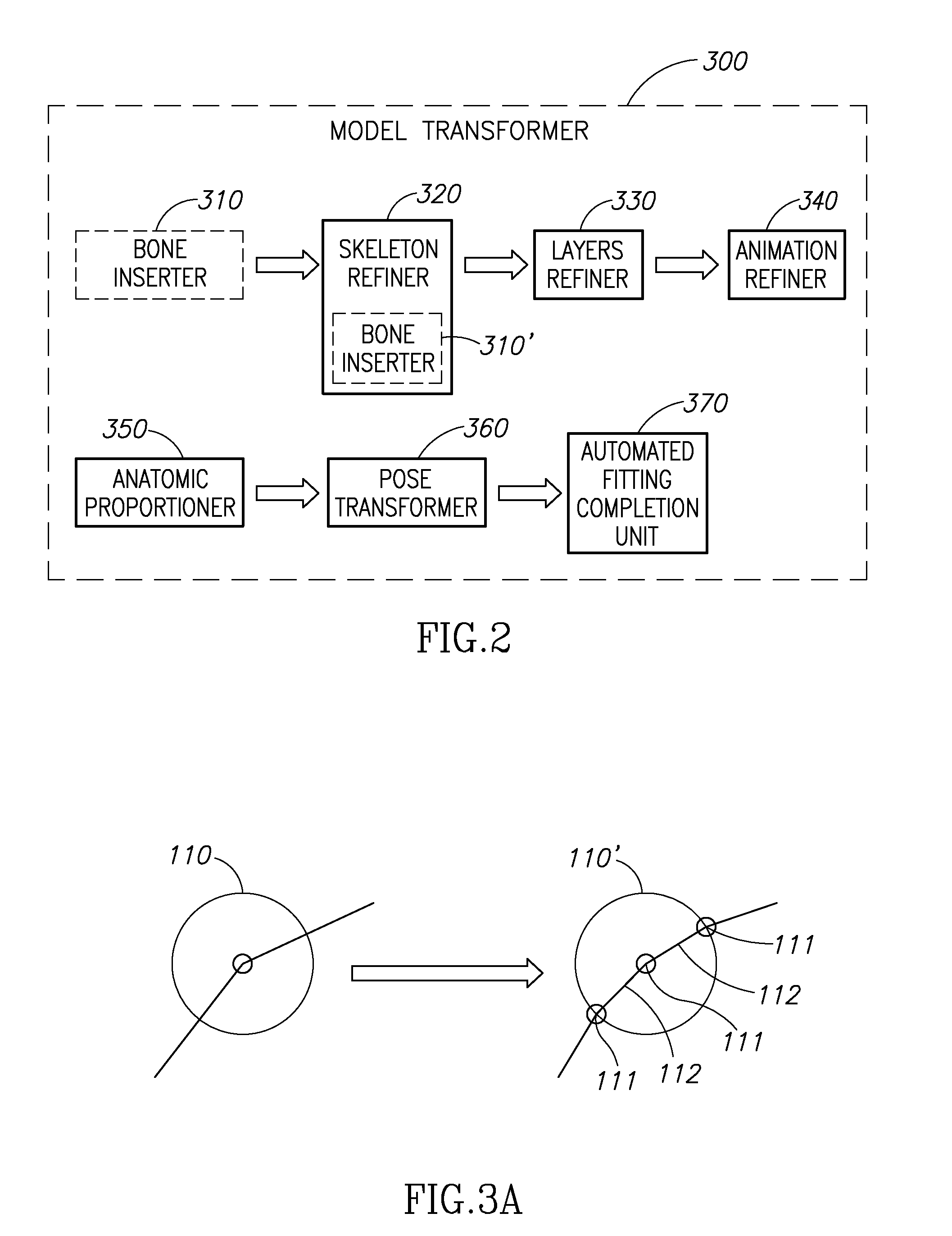 Animation of photo-images via fitting of combined models