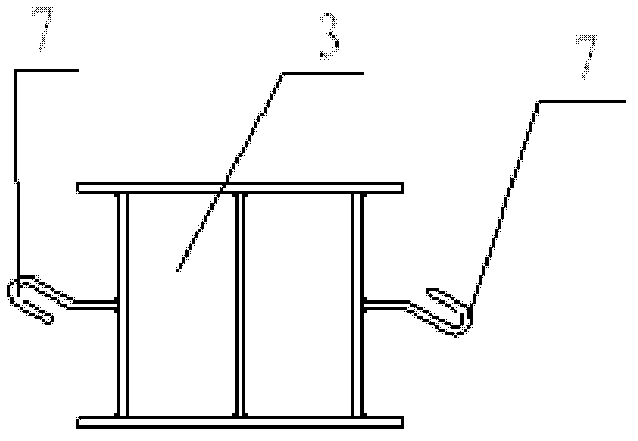 Method for bracing foundation pit by using steel box piles