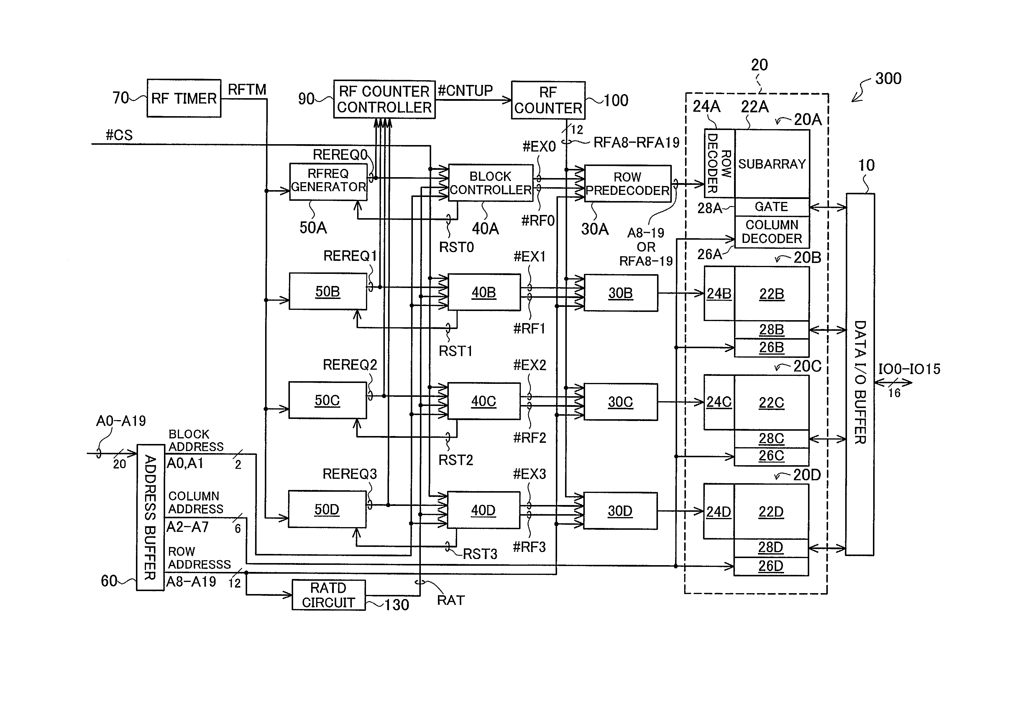 Activation of word lines in semiconductor memory device