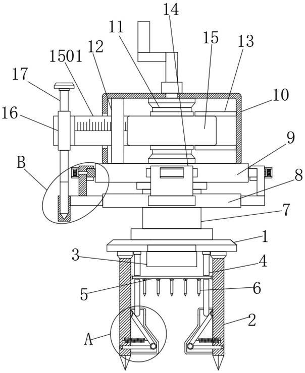 Farming area measuring device