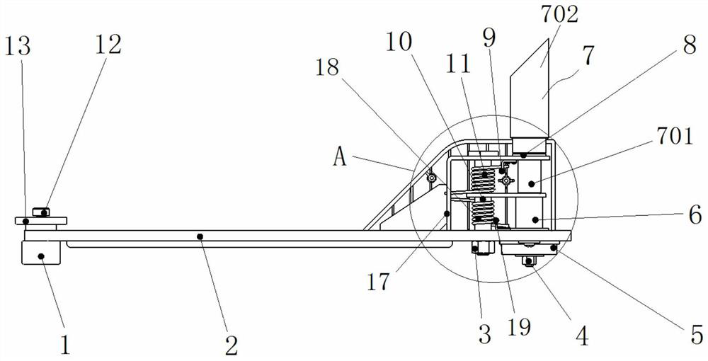 Angle adjustment automatic reset mechanism