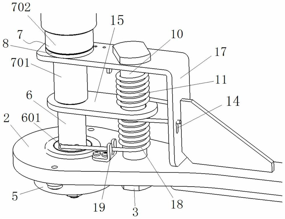 Angle adjustment automatic reset mechanism