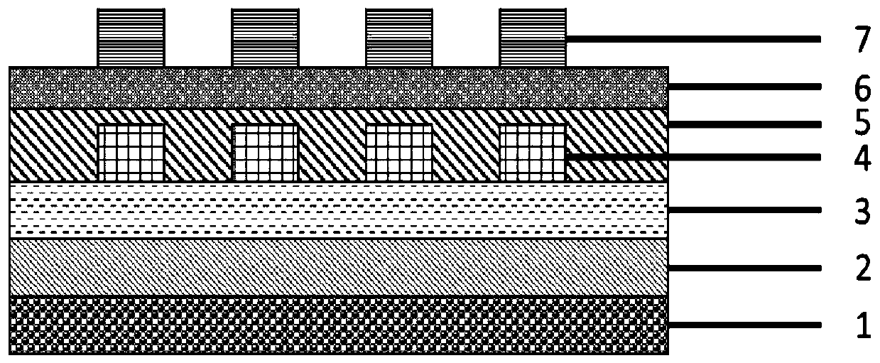 Perovskite ultraviolet photoelectric detector and preparation method thereof