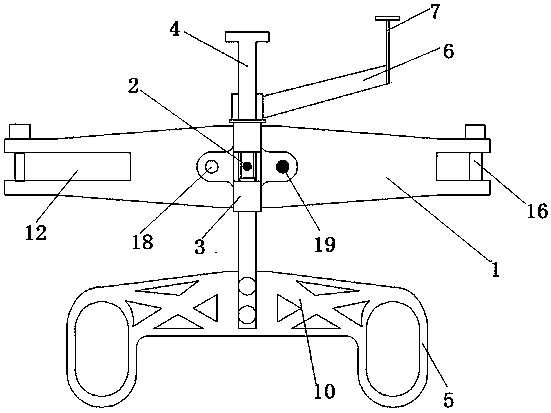 Insulating insulator cradle front-end fixing ring position adjustable device and working method thereof