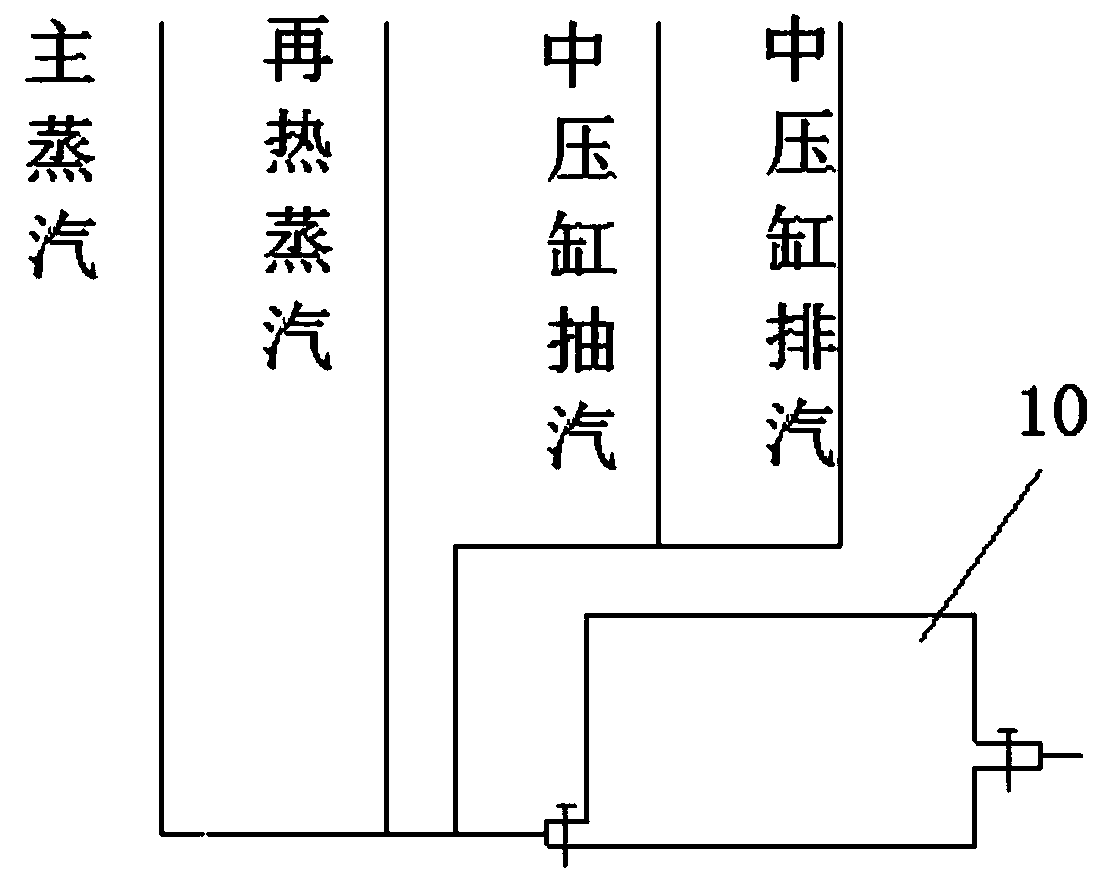 Heat regenerative system capable of improving unit peak load regulation capacity and dynamic calculation method of heat regenerative system heat storage tank steam temperature