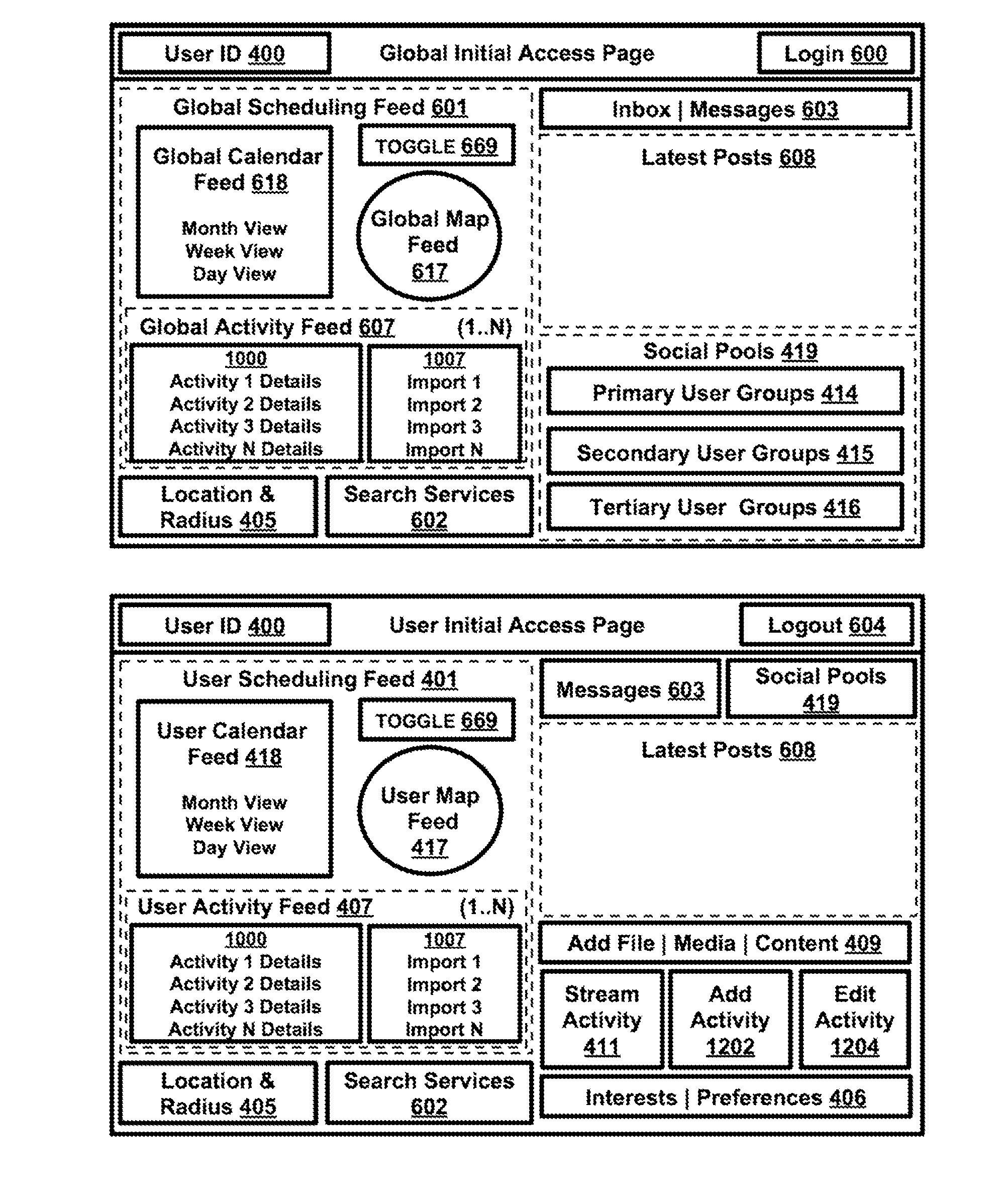 Systems and methods of enabling integrated activity scheduling, sharing and real-time social connectivity through an event-sharing platform