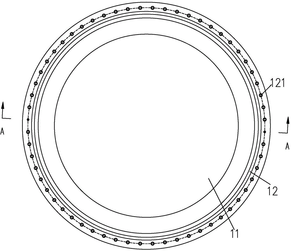 Flexible base with protecting layer