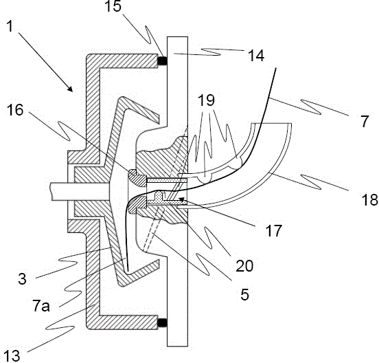False Twist Device for an Open-End Spinning Device