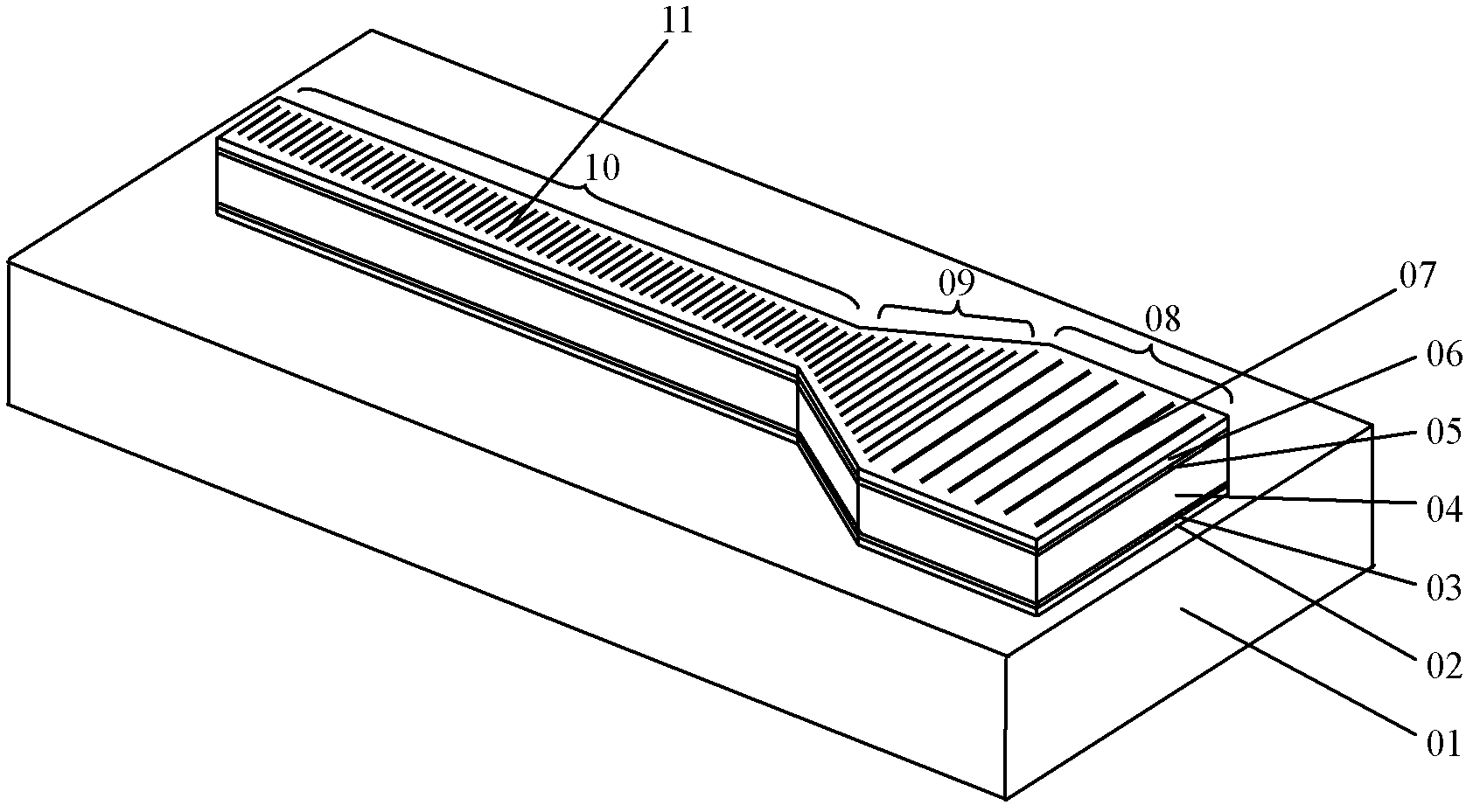 Surface-emitting terahertz quantum cascade laser and manufacturing method thereof