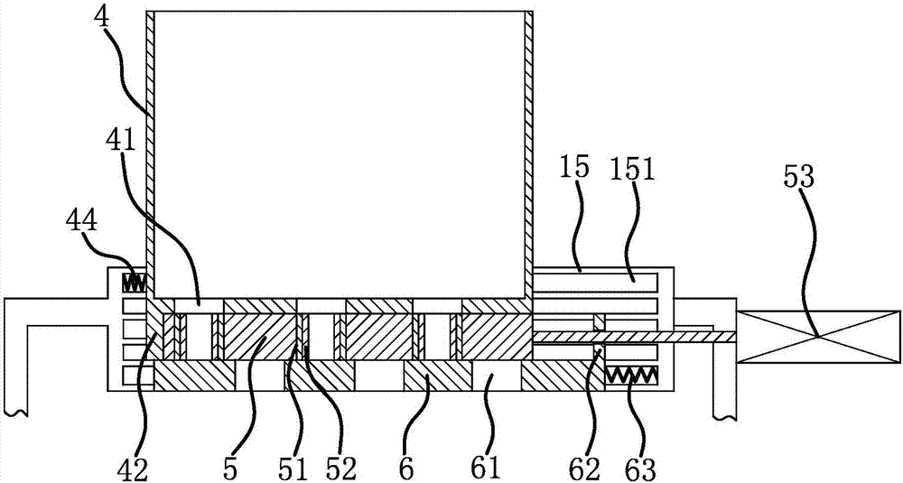 Mixing device of fish ball processing line