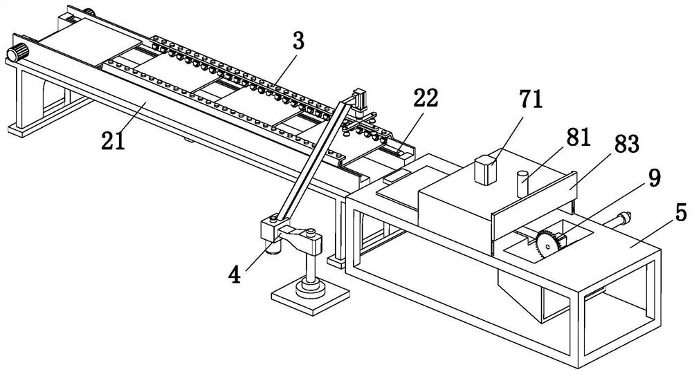 Cutting device for plate processing