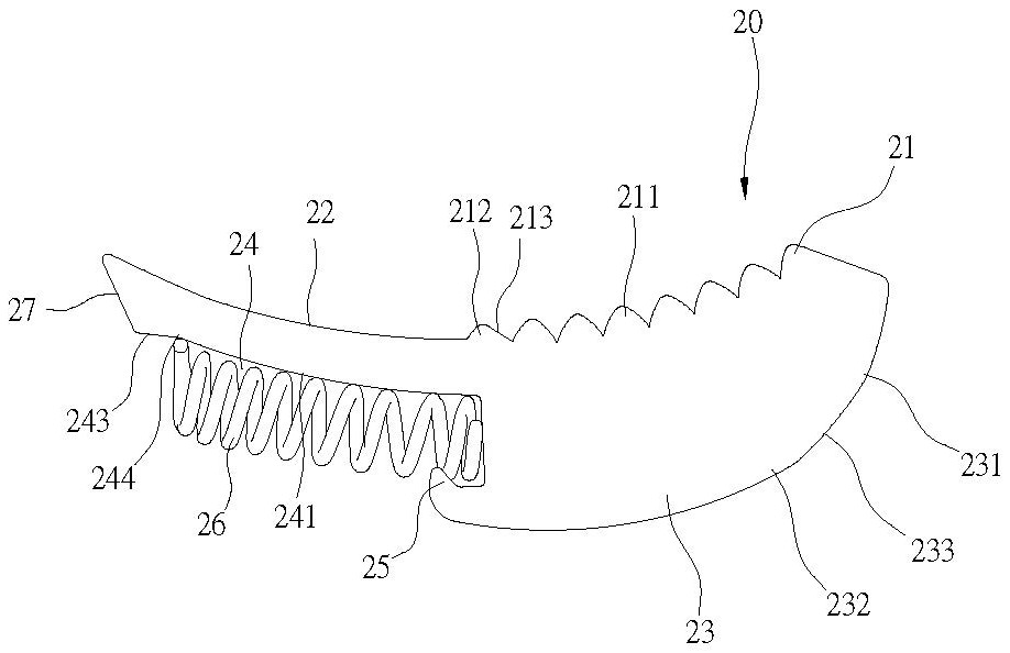 One-way ratchet wrench structure