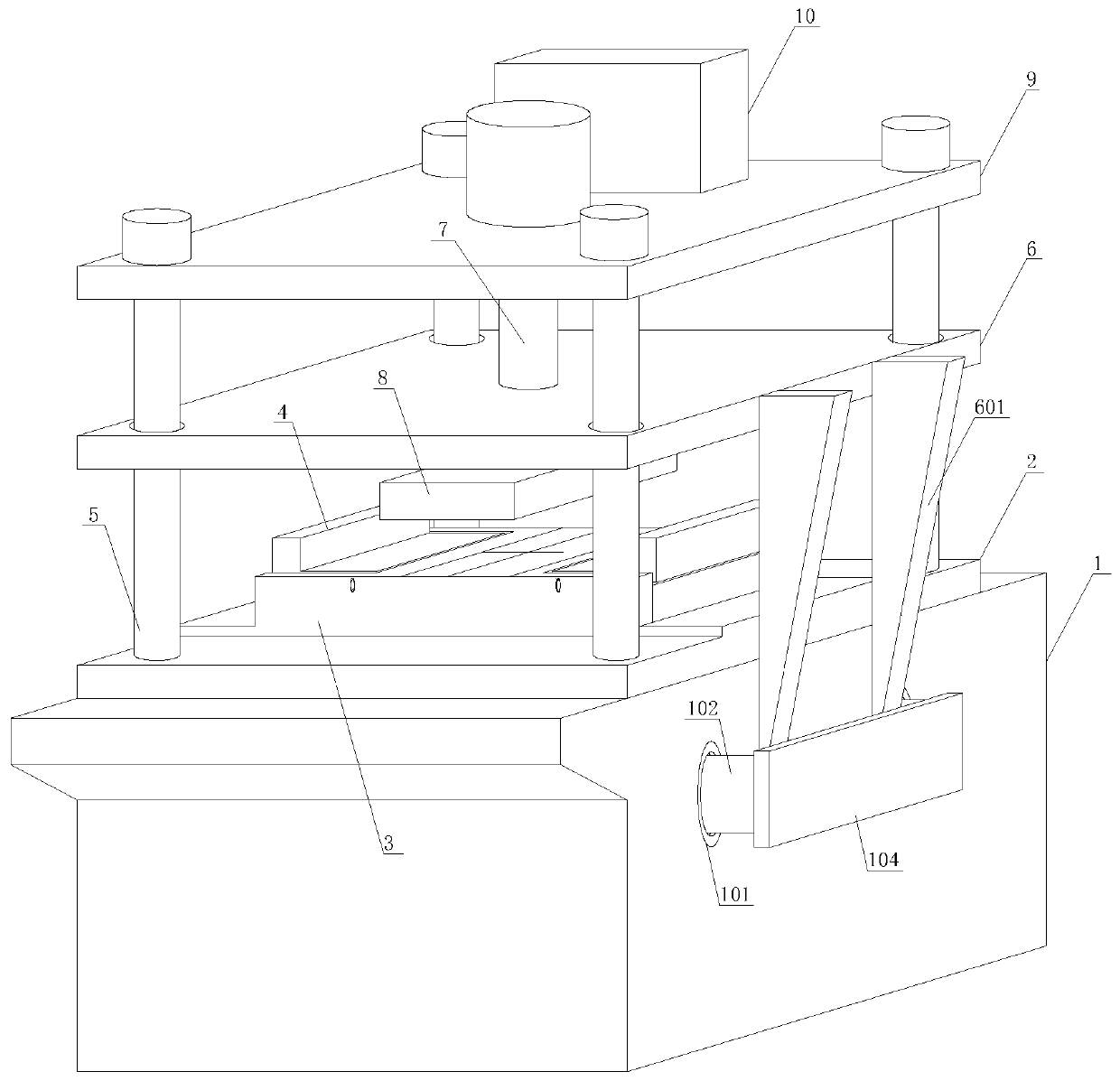 Large railhead precision forging press