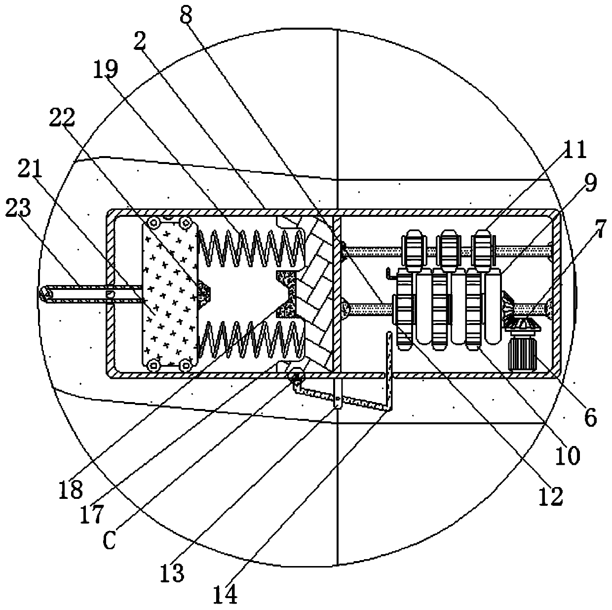 Device capable of achieving silence automatic door closing based on non-Newtonian fluid principle