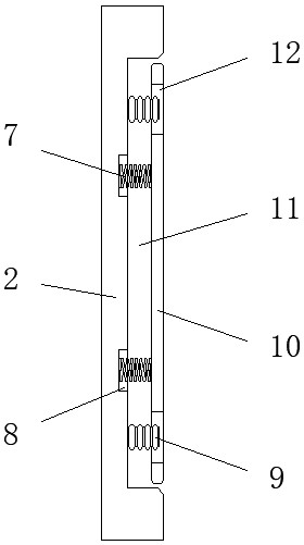 Fixing device for laying wires and cables