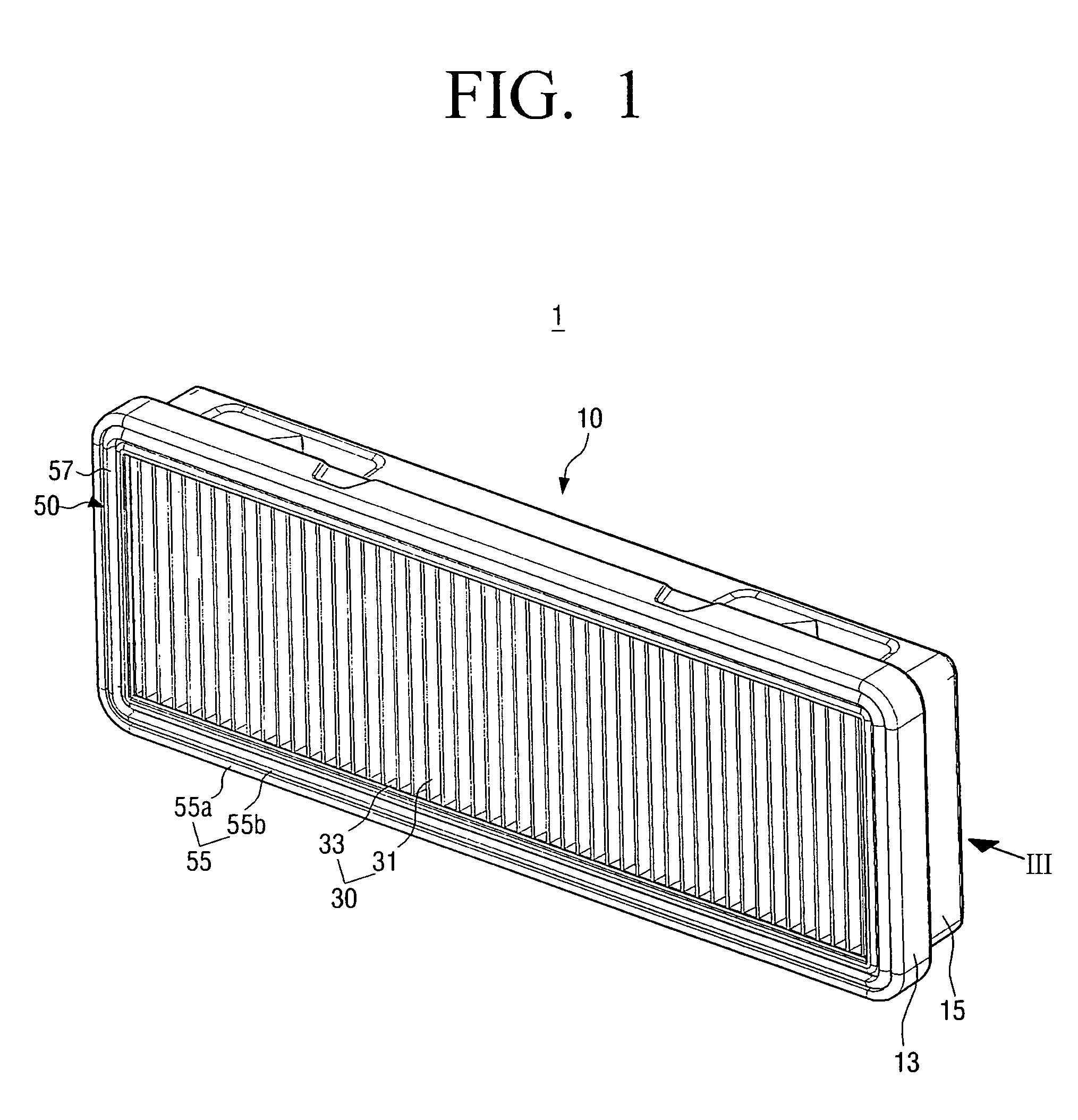 Filter assembly for vacuum cleaner