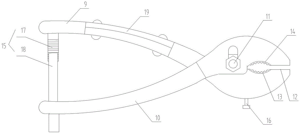 Temporary grounding device and grounding method for distribution box substation