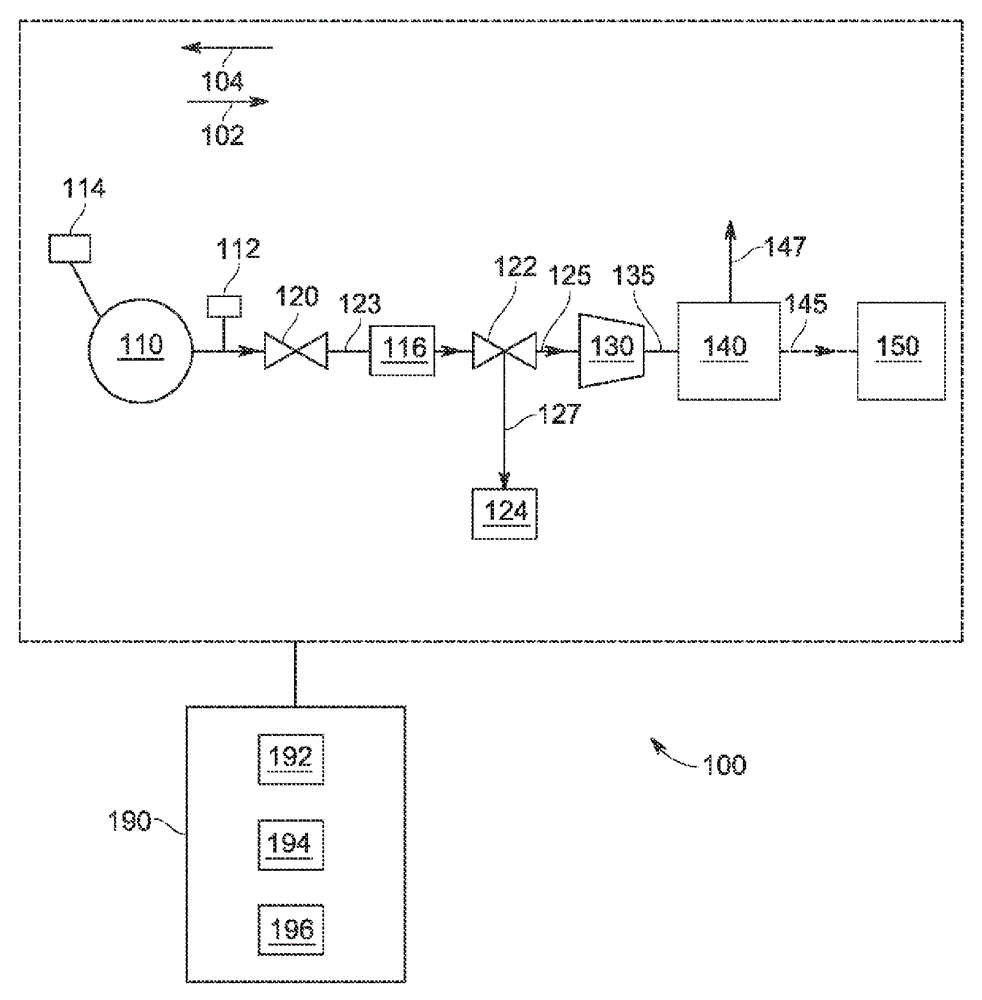 Cryogenic fuel system with auxiliary power provided by boil-off gas