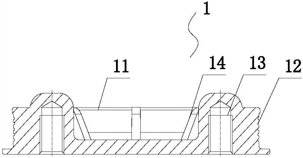 Membrane type air spring for cab with additional gas chamber