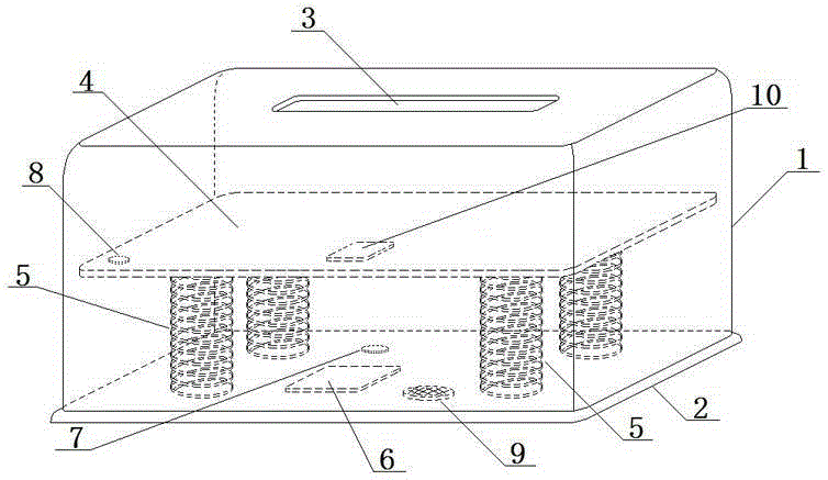 Intelligent filtering tissue box