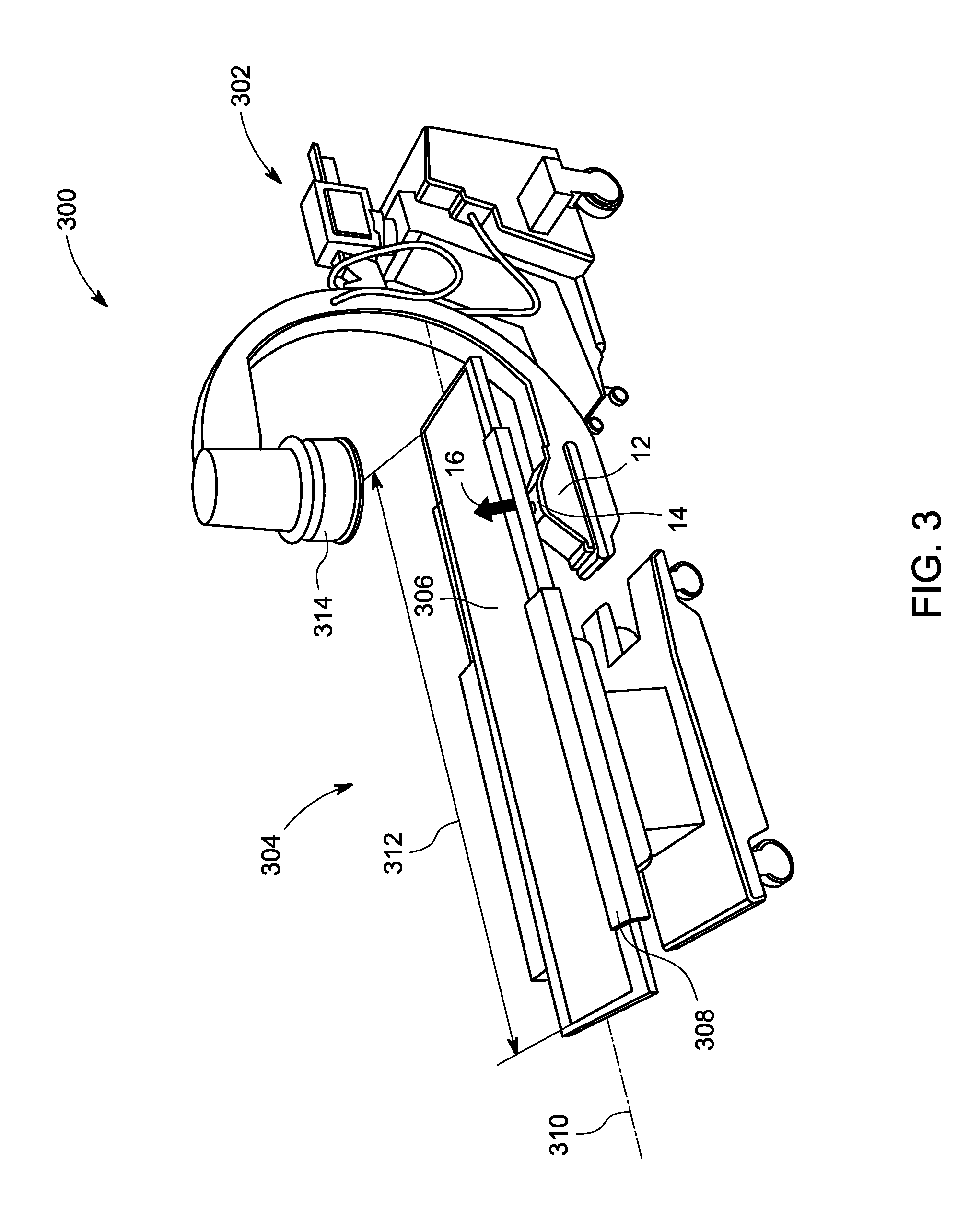 Method and system for integrated patient table digital x-ray dosimeter