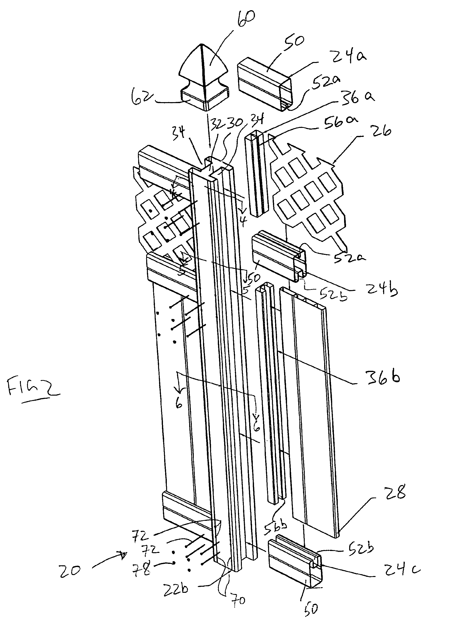 Modular fencing system and method for constructing same