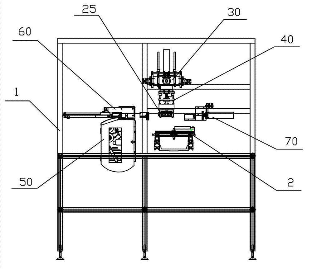 Labeling device of single-phase watt-hour meter and labeling method therefor