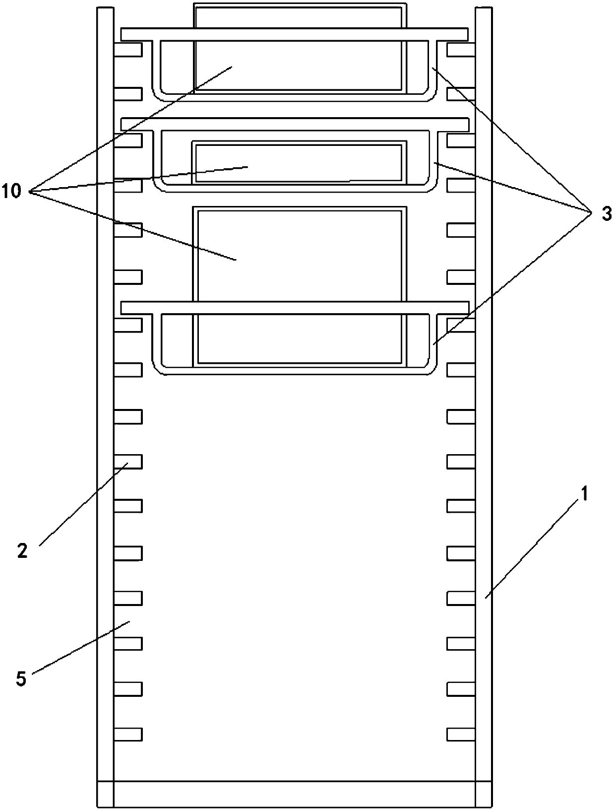 Intelligent express cabinet system and working method