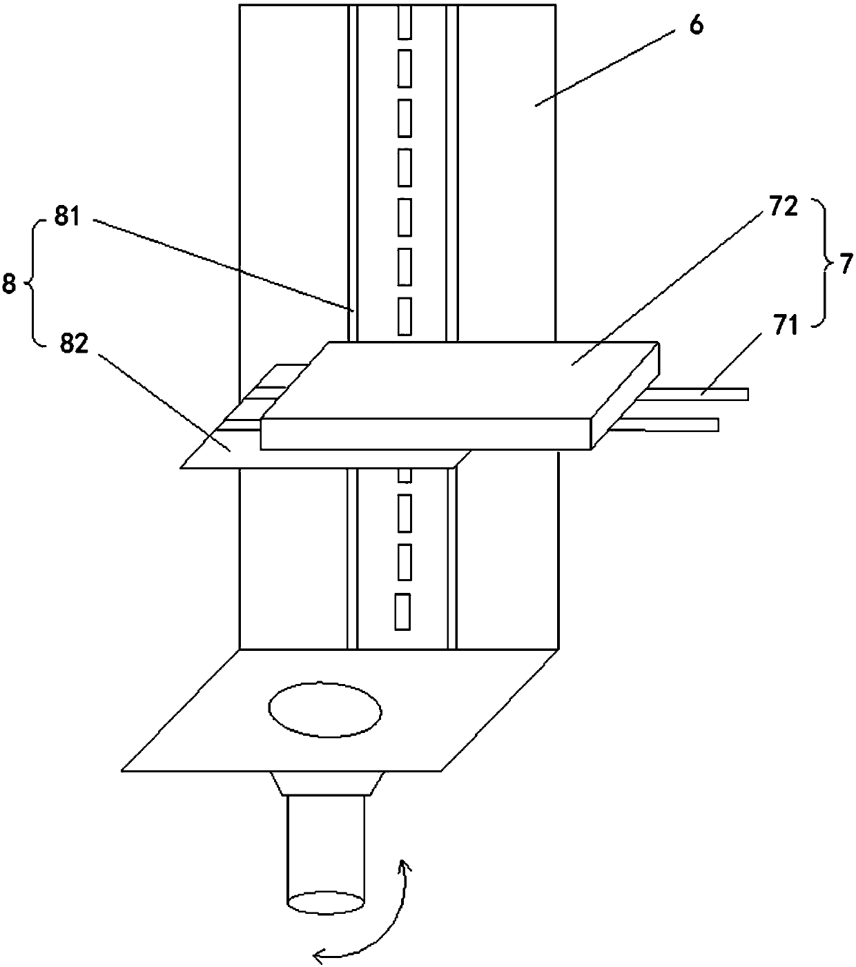 Intelligent express cabinet system and working method