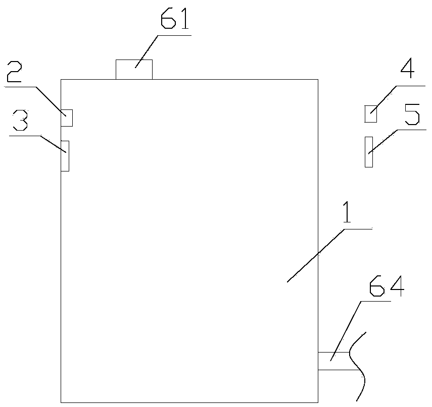 Temperature humidity linkage type transformer cabinet