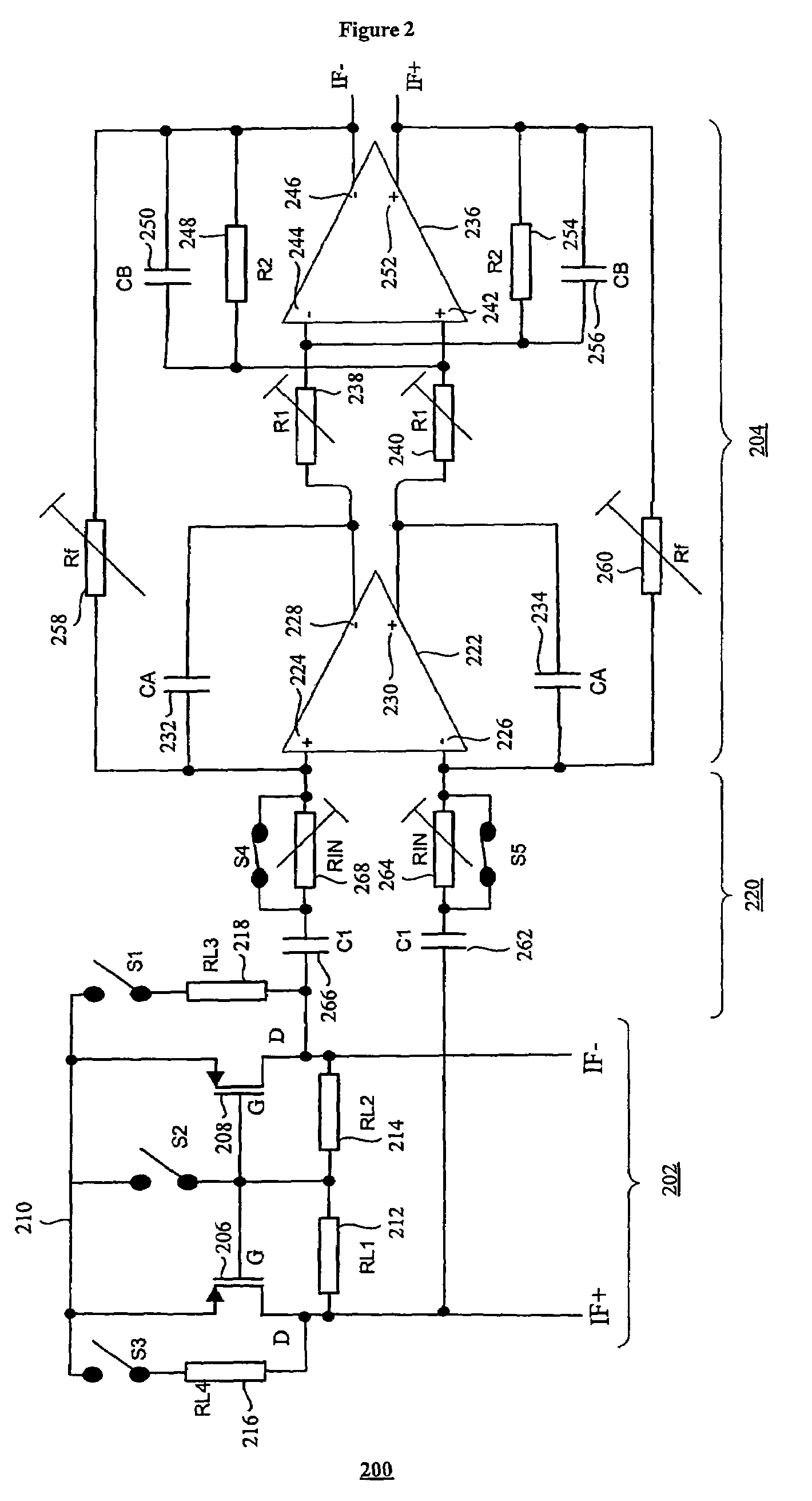 Radio receiver/transceiver including an interface circuit selectively operable in a current mode or a voltage mode