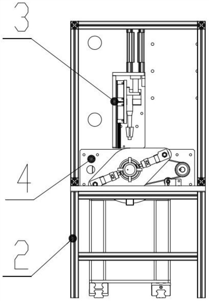 Automatic welding machine for round pipe heat preservation nail