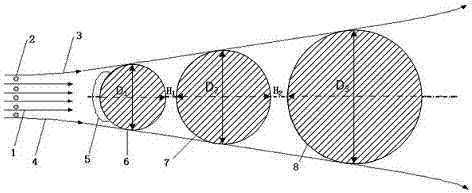 Multi-cylinder array freezing detection device