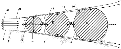 Multi-cylinder array freezing detection device