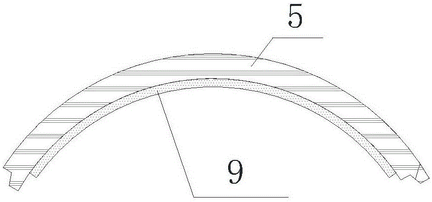 Three pipe combination type emergency floating breakwater wave removal unit