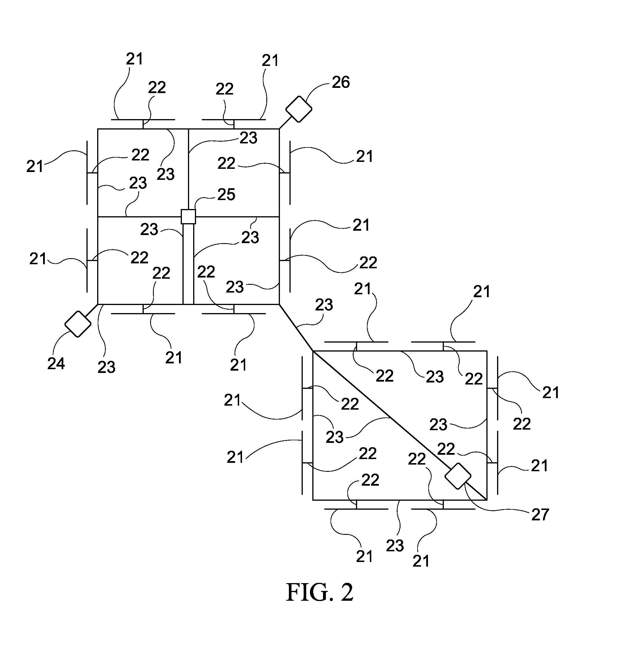 Vacuum system comprising vacuum insulated glass units