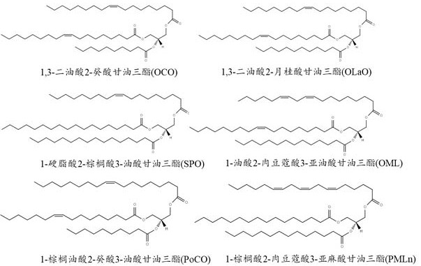 0-6-month infant formula milk powder simulating breast milk lipids on molecular level and preparation method of formula milk powder