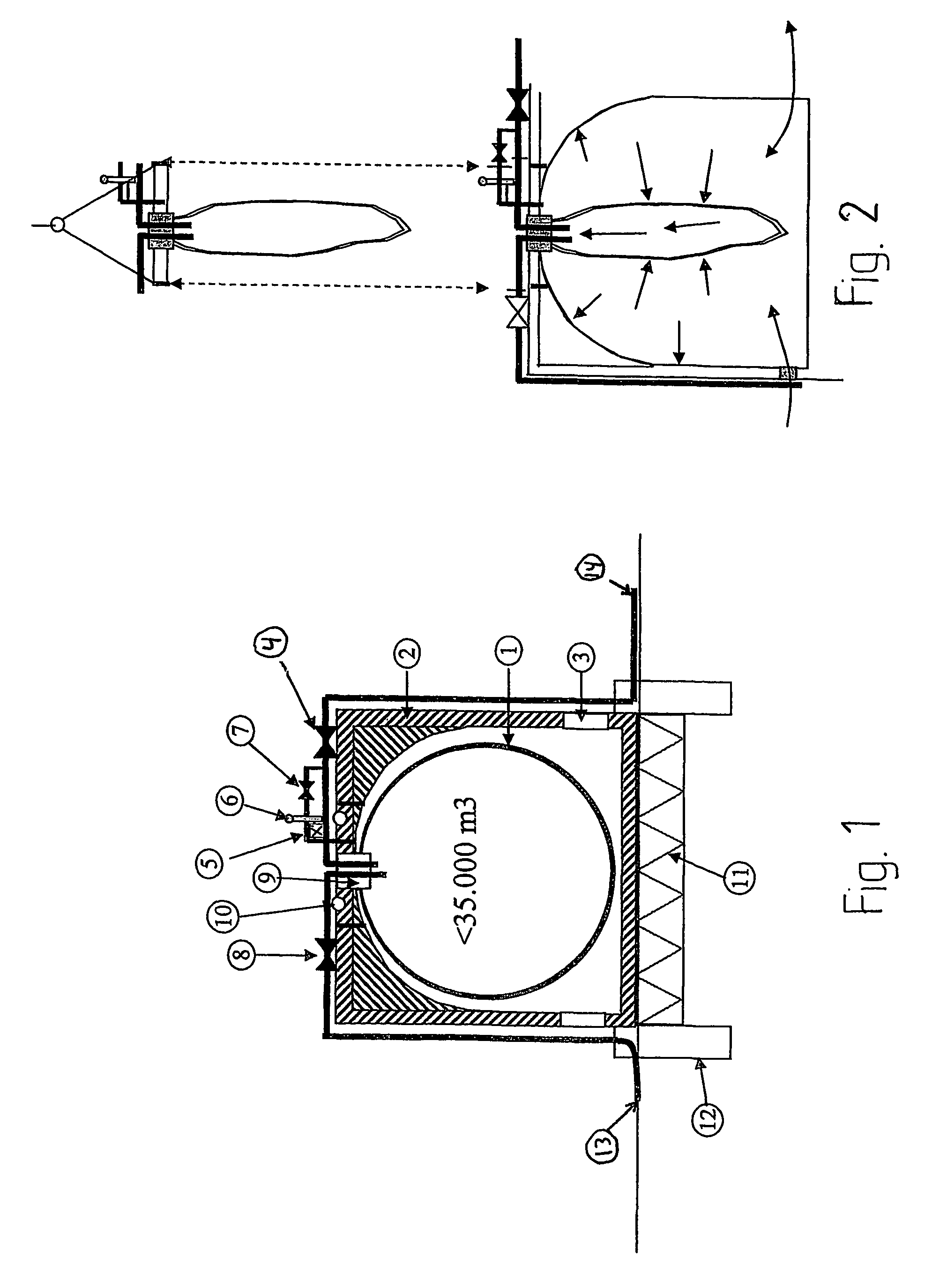 Seabed located storage