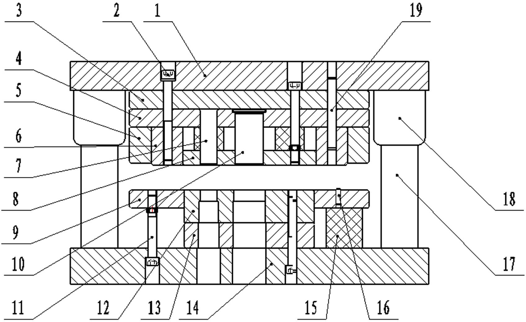 Optimized stamping process of dst structure diaphragm spring