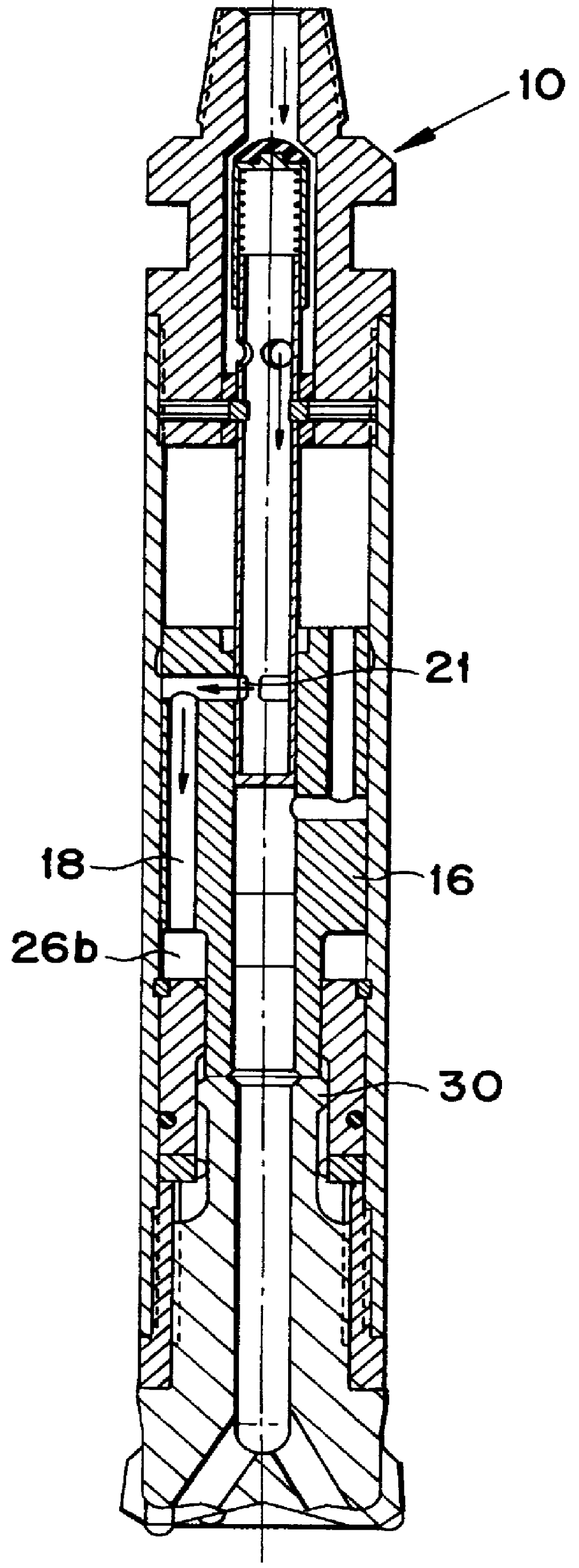 Percussive down-the-hole rock drilling hammer and piston therefor