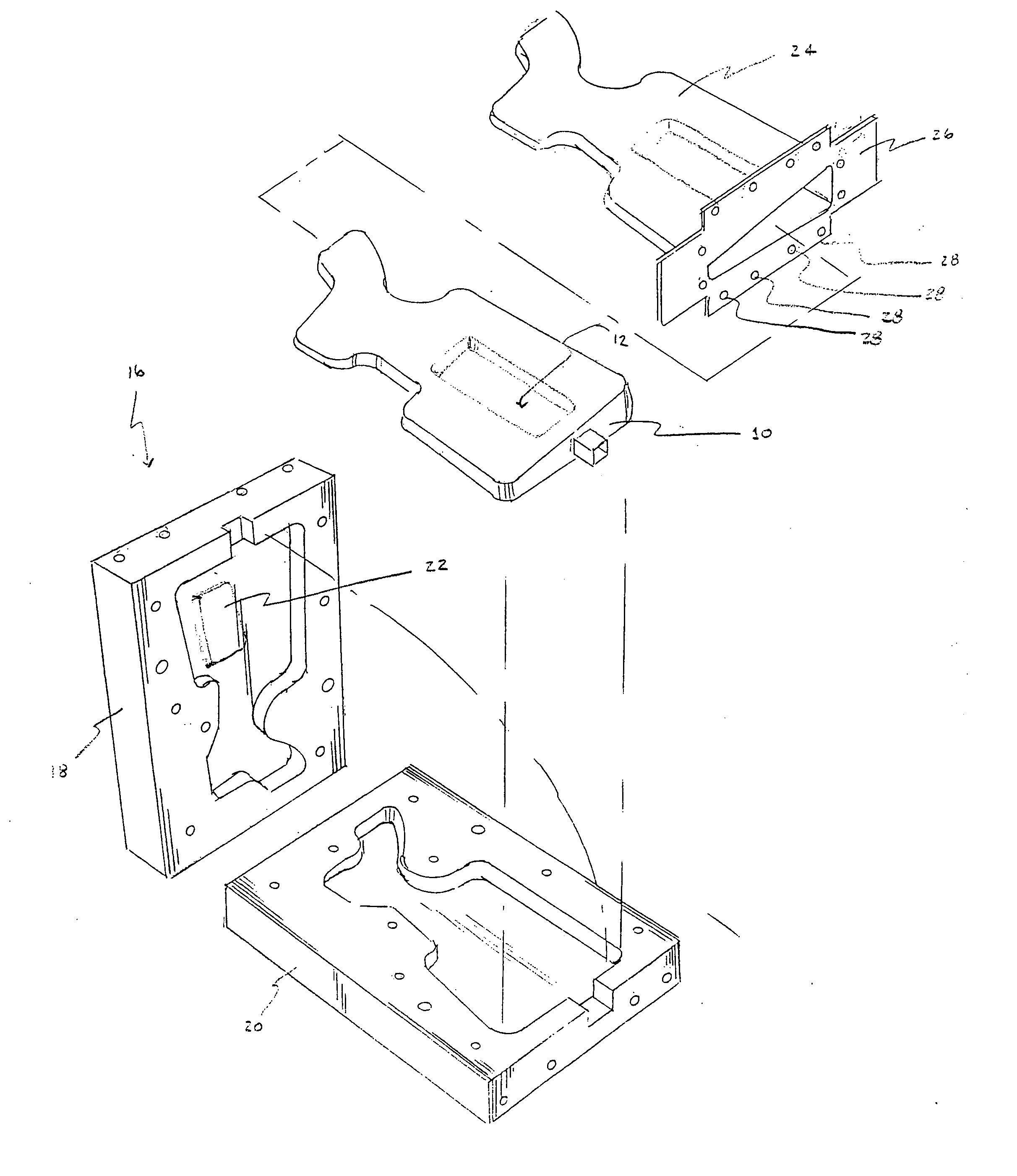 Methods for forming fiber reinforced composite parts having one or more selectively positioned core, structural insert, or veneer pieces integrally associated therewith