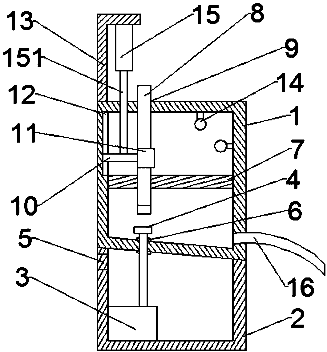 B-mode ultrasound probe cleaning device