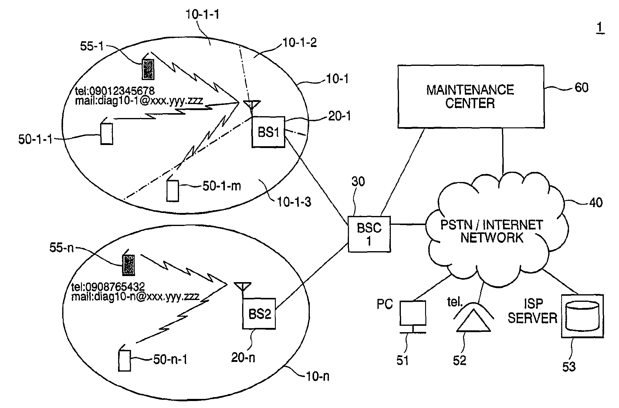 Wireless communication system and test method thereof, and access terminal for testing wireless communication system