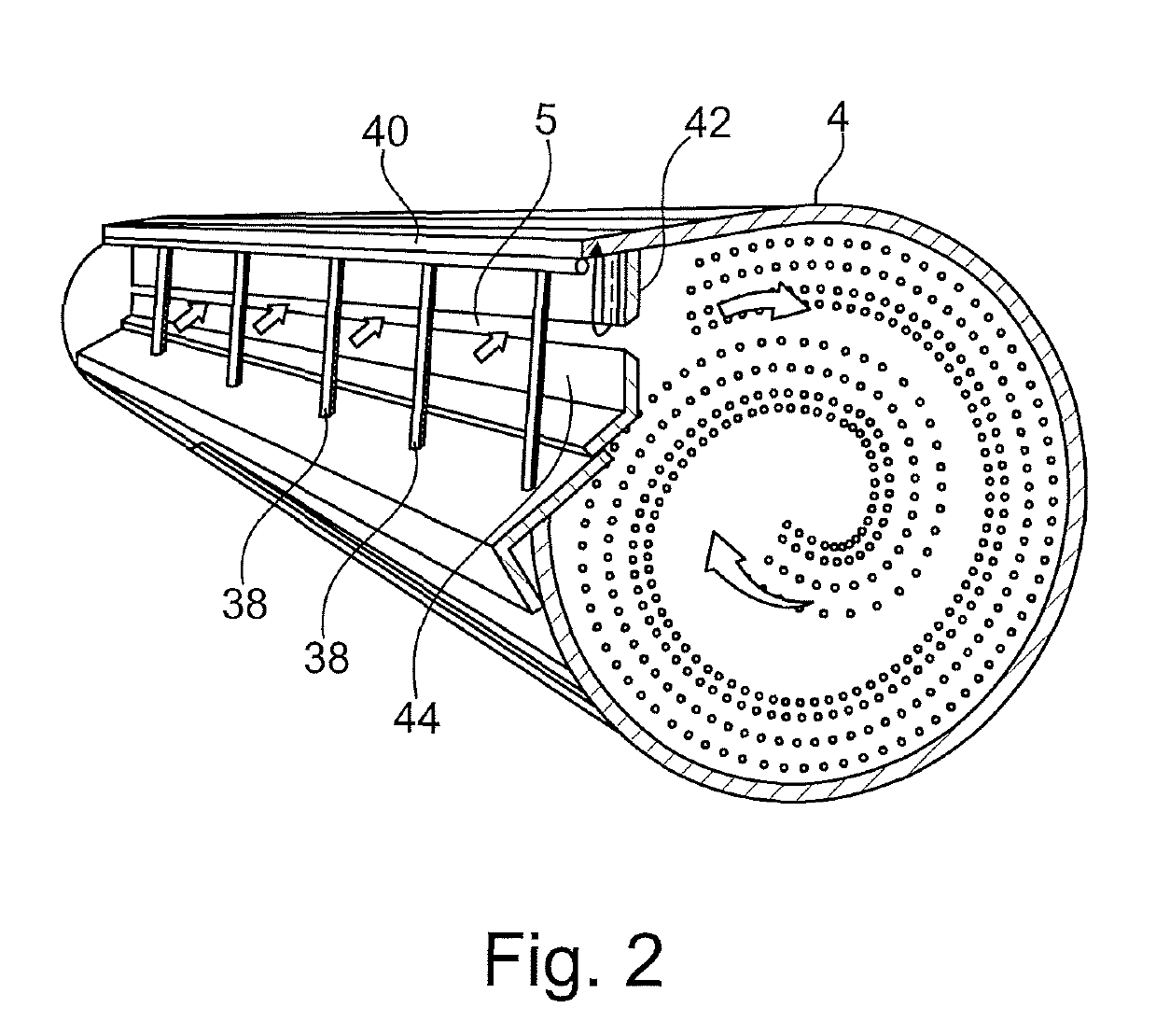 System and a method for collecting and handling dust in a paper-making environment