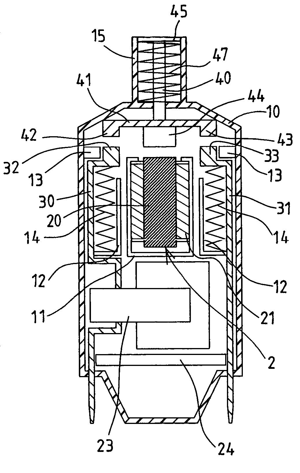 Electromagnetic breaker